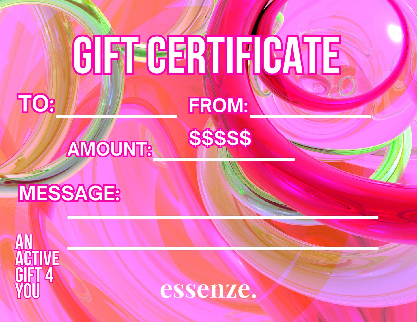 ONLINE GIFT CARD